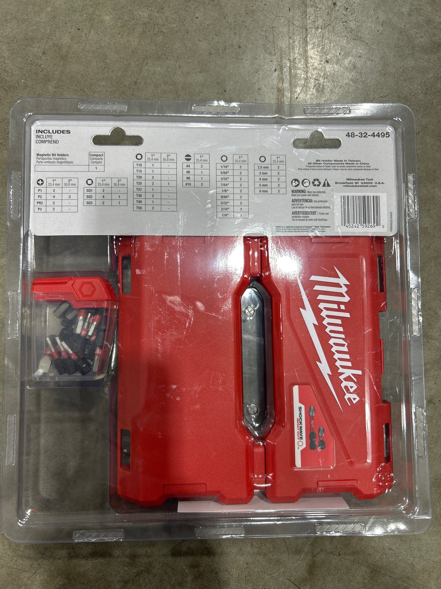 Milwaukee SHOCKWAVE Impact Duty 70 piece driver bit set hex head Phillips square drive Torx gutter installation screw driving Damascus Oregon GutterAll