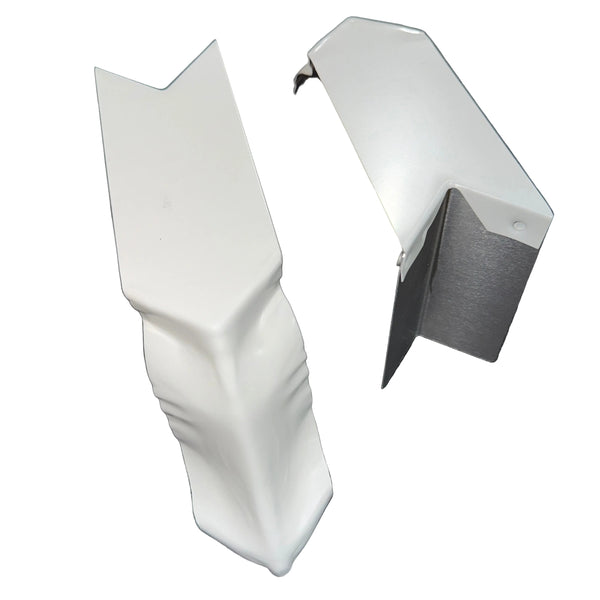 5K 90° Corner Miter .027 Aluminum K-Style Gutter Damascus