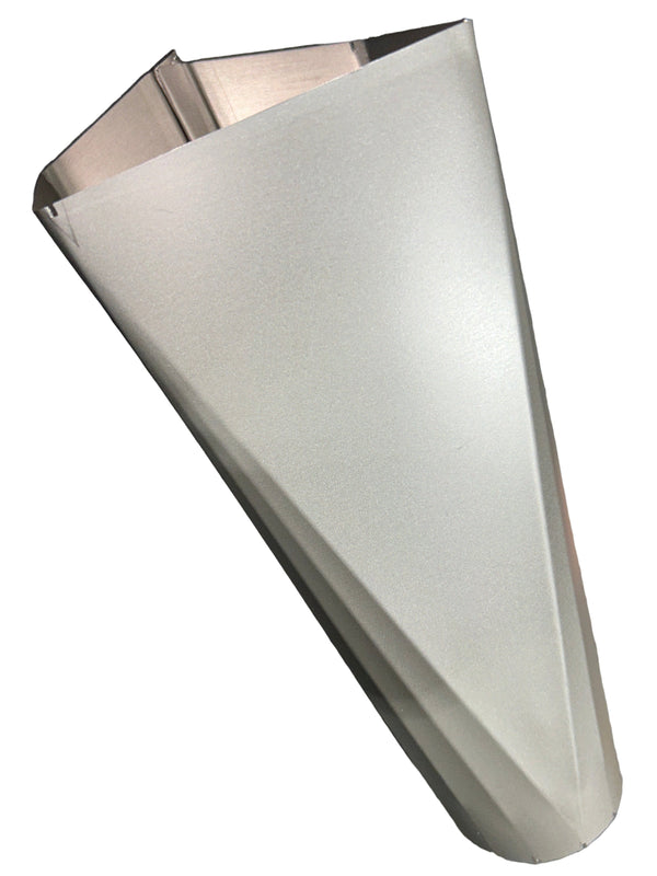 Paint Grip Metallic 3x4" to 3" Downspout Reducer