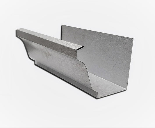 GutterAll.com Silver seamless aluminum gutter section