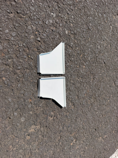 5 Inch Box Curved End Cap - K-Style Crimp On Gutter Cap