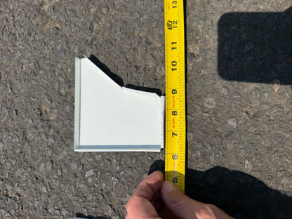 5 Inch Box Curved End Cap - K-Style Crimp On Gutter Cap