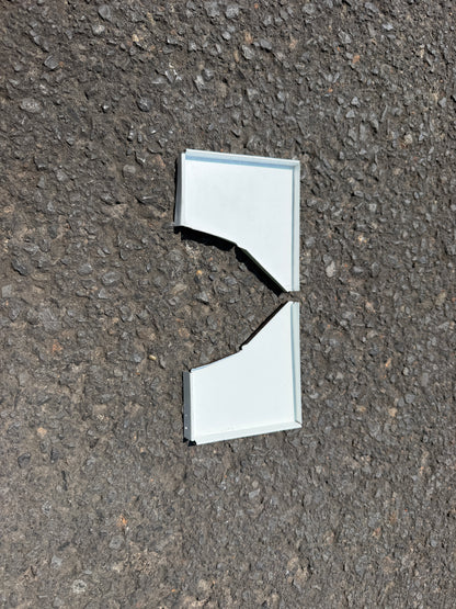 5 Inch Box Curved End Cap - K-Style Crimp On Gutter Cap