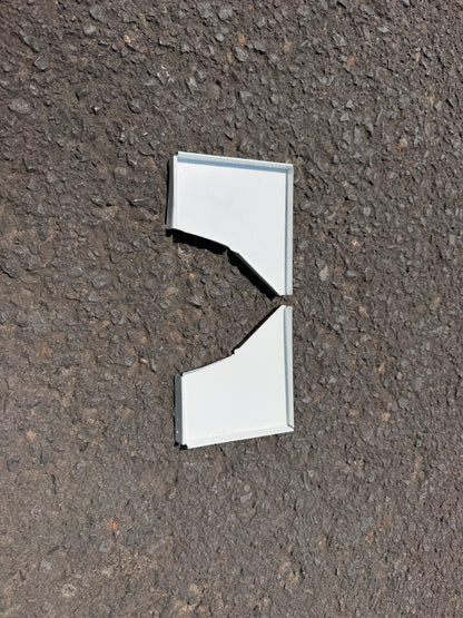 5 Inch Box Curved End Cap - K-Style Crimp On Gutter Cap