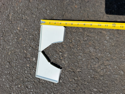 5 Inch Box Curved End Cap - K-Style Crimp On Gutter Cap