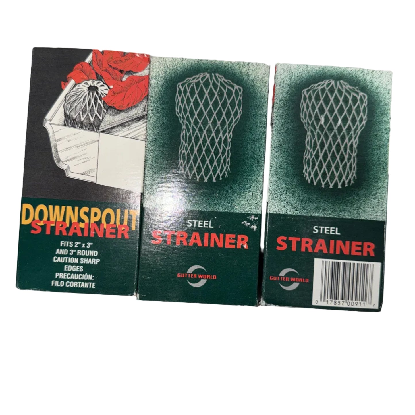 Steel Downspout Strainer — Expandable Mesh Gutter Guard

Fits 2"x3" and 3" Round Downspouts | Expandable Diamond Mesh | Debris Protection