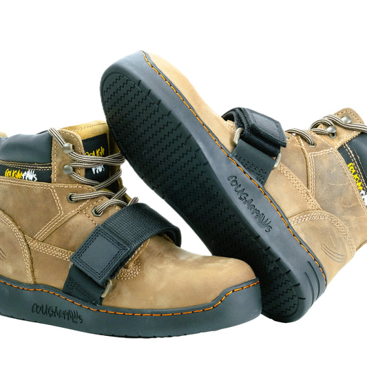 GA Cougar Paws Steel Walker II Professional Roofing Safety Boots | Magnetic Grip Technology | Composition Toe Available | Damascus OR