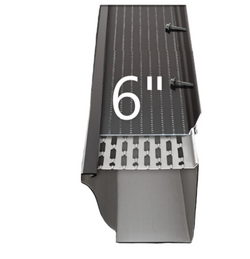 Alurex 6" Double Pro Gutter Guard Professional Grade 7.5'/180' Aluminum Protection System