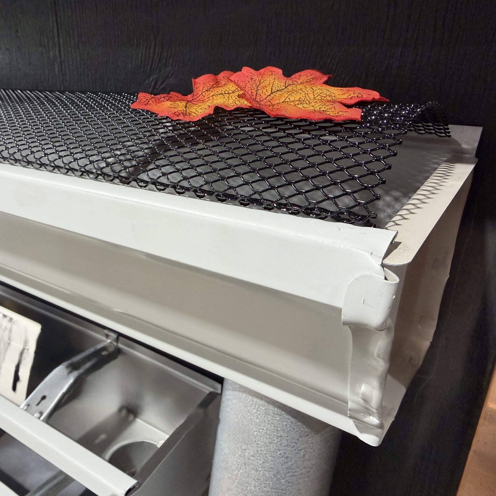 Aluminum gutter guard mesh for 6 inch K-style gutters. Snap-in leaf screen blocks debris while water flows through. Contractor packs. GutterAll OR.