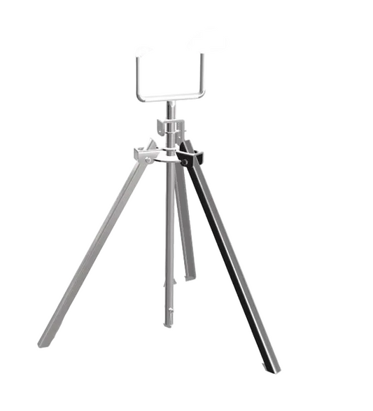 KWM Fascia Run Out Stand adjustable height tripod cradle support fascia gutter machine foldable legs Damascus Oregon GutterAll
