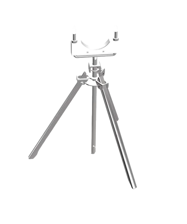 KWM Half Round Run Out Stand tripod cradle support half-round gutter machine foldable legs Damascus Oregon GutterAll
