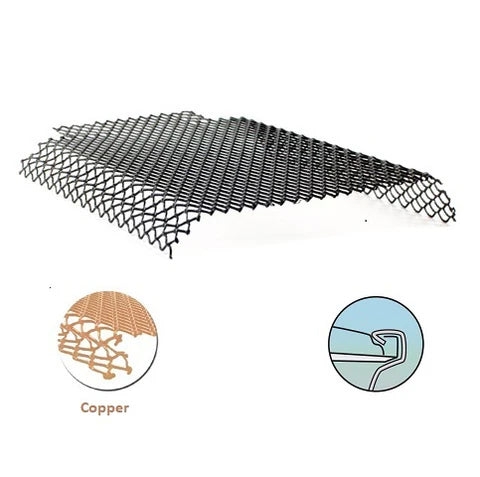 Dimpled Gutter Guard Step-In Diamond Mesh Gutter Guard 4 ft | 5K/6K – Gutter All