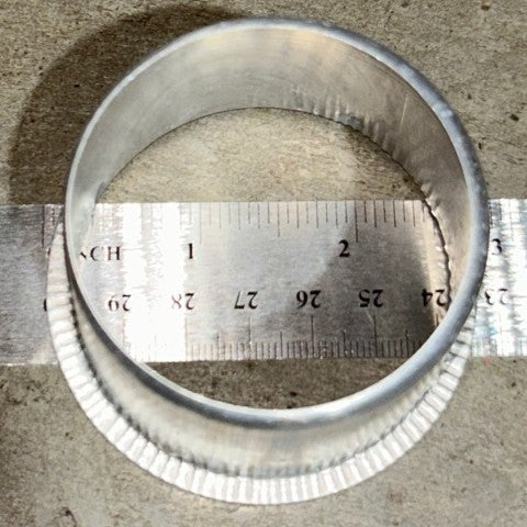 Mill finish aluminum 2 3/8 inch gutter downspout outlet for K-style and half-round gutters, rust-resistant, professional grade