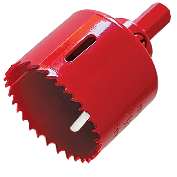 Ivy Professional one piece bi-metal hole saw 2 inch Cobalt Advantedge red construction cutting tool contractor grade available in multiple sizes