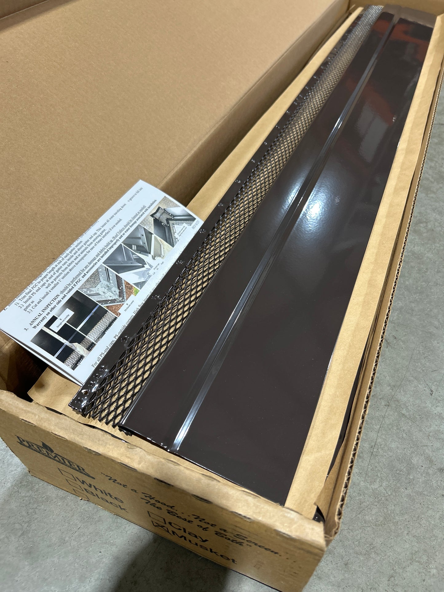 Premier Micro-Mesh Gutter Guard – Pro-Grade Aluminum | Stainless Steel Mesh | White, Brown, Black | 25-Piece Contractor Box