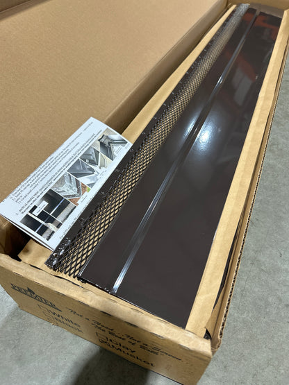 Premier Micro-Mesh Gutter Guard – Pro-Grade Aluminum | Stainless Steel Mesh | White, Brown, Black | 25-Piece Contractor Box