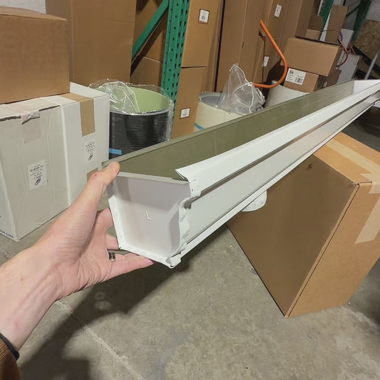 Order Seamless Gutter Sections Online: Choose Your Length, End Caps and Outlet Prep