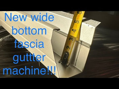 5" Wide Bottom Seamless Fascia Gutter - Professional Grade Aluminum | 25 Colors | Custom Lengths | Damascus OR