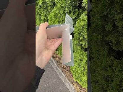 5K 90° Corner Miter .027 Aluminum K-Style Gutter Damascus