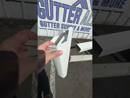 Smooth Plain 1.75 x 2.75 Square Downspout - Color Options