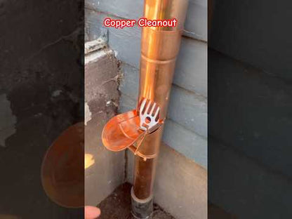 Euro Enclosed Cleanout 3.1" 4" Aluminum 7 Colors Downspout Debris Access