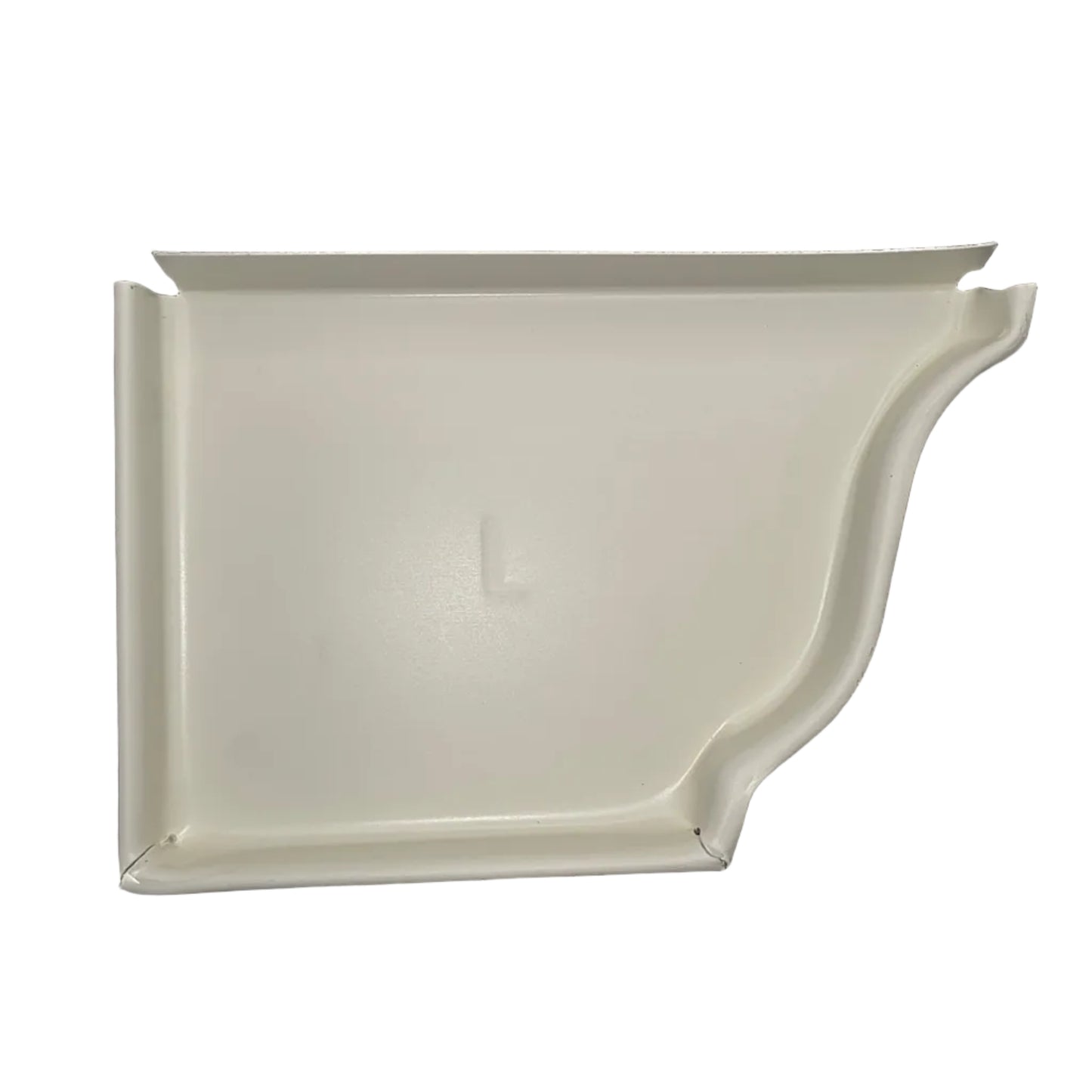 6 inch K-style aluminum gutter end cap left right pair white professional 027 thickness watertight seal fascia protection 6K ogee profile contractor DIY Damascus Oregon GutterAll