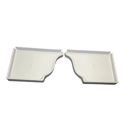 6 inch K-style aluminum gutter end cap left right pair white professional 027 thickness watertight seal fascia protection 6K ogee profile contractor DIY Damascus Oregon GutterAll
