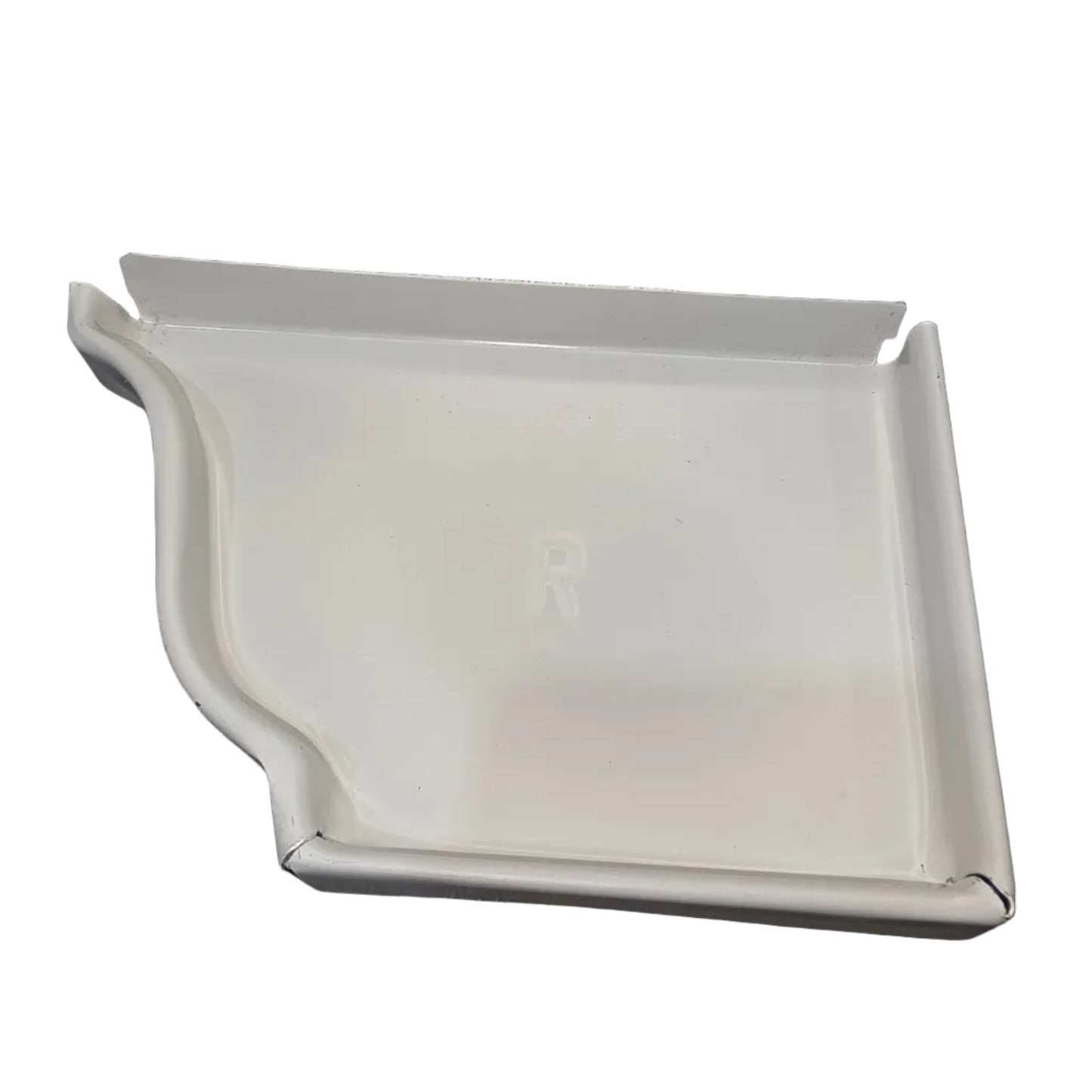 6 inch K-style aluminum gutter end cap left right pair white professional 027 thickness watertight seal fascia protection 6K ogee profile contractor DIY Damascus Oregon GutterAll
