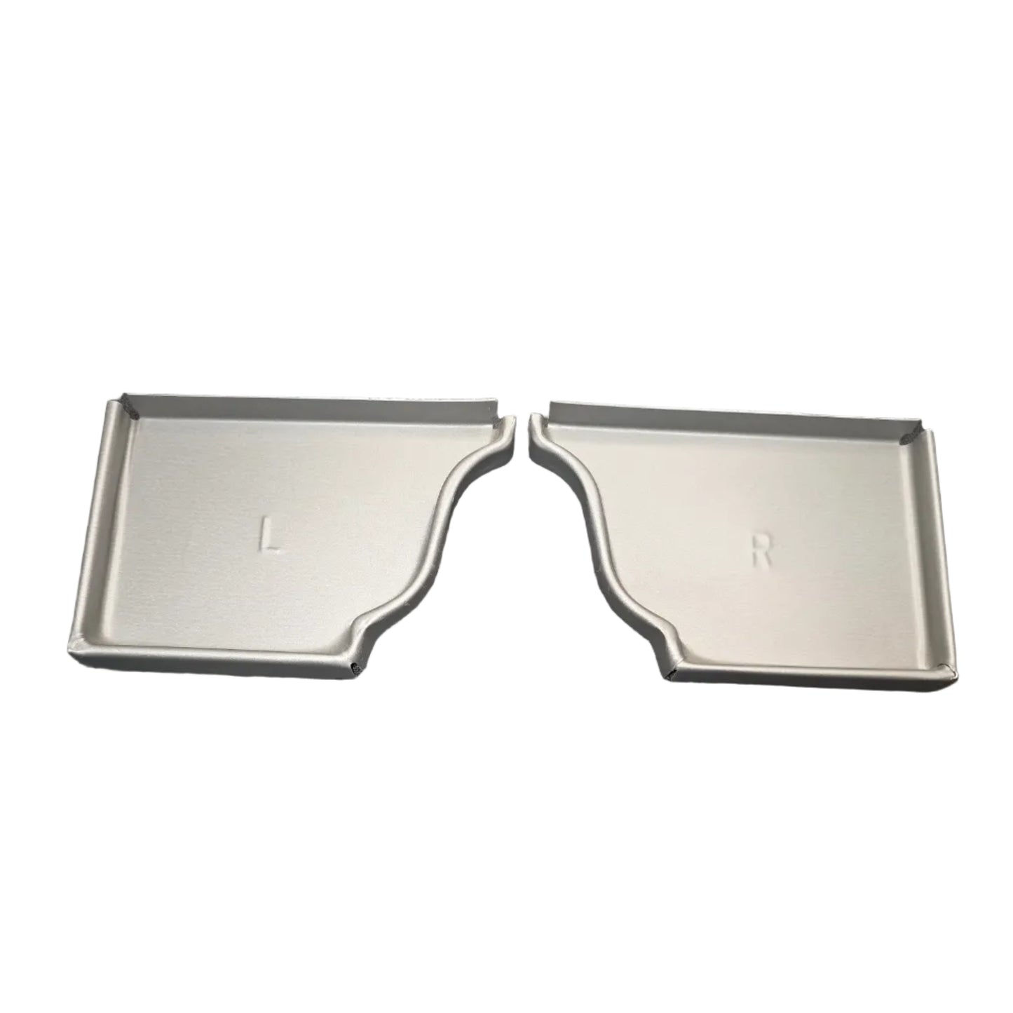 6 inch K-style aluminum gutter end cap left right pair white professional 027 thickness watertight seal fascia protection 6K ogee profile contractor DIY Damascus Oregon GutterAll