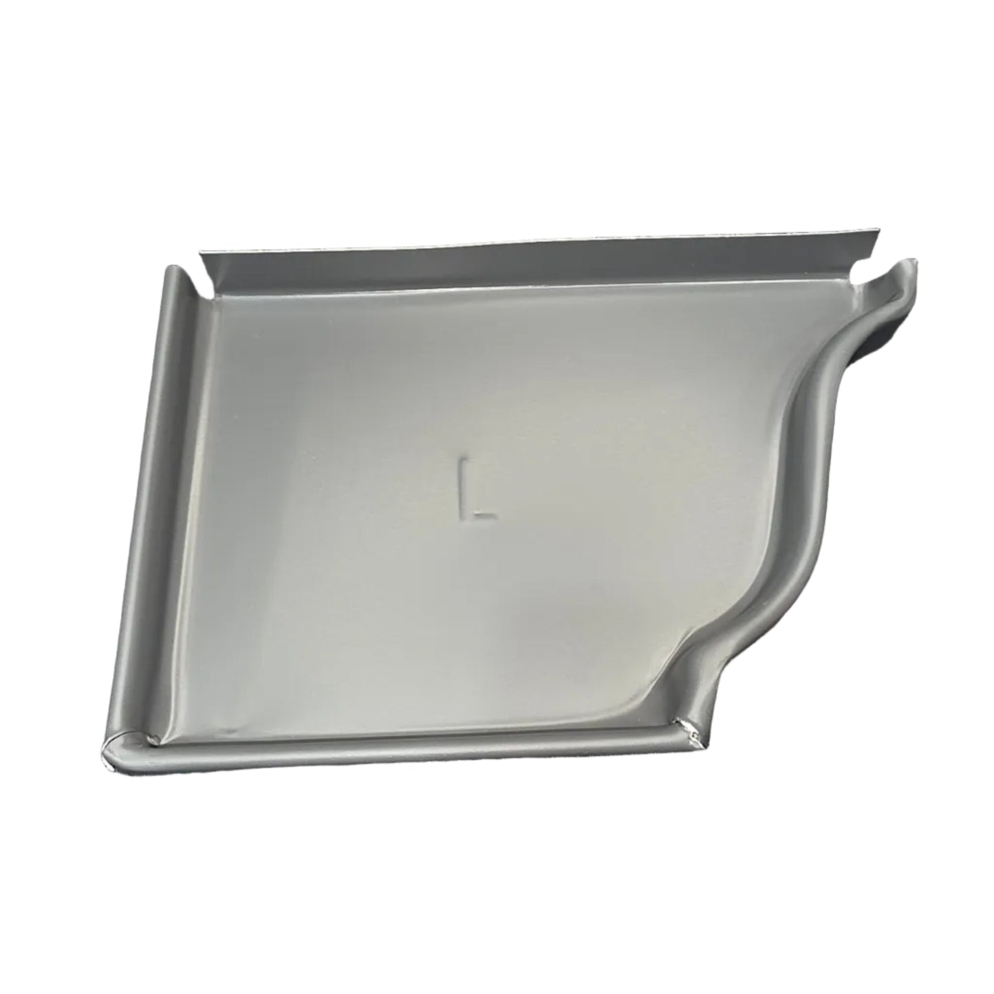 6 inch K-style aluminum gutter end cap left right pair white professional 027 thickness watertight seal fascia protection 6K ogee profile contractor DIY Damascus Oregon GutterAll