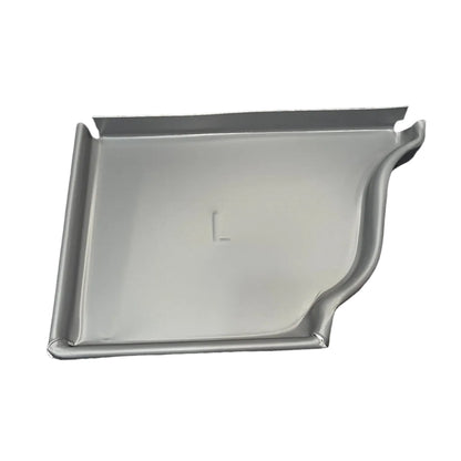 6 inch K-style aluminum gutter end cap left right pair white professional 027 thickness watertight seal fascia protection 6K ogee profile contractor DIY Damascus Oregon GutterAll
