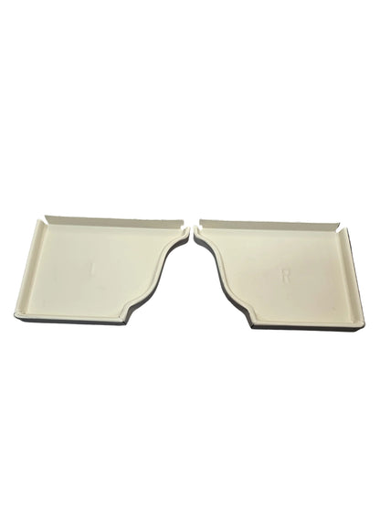 6 inch K-style aluminum gutter end cap left right pair white professional 027 thickness watertight seal fascia protection 6K ogee profile contractor DIY Damascus Oregon GutterAll