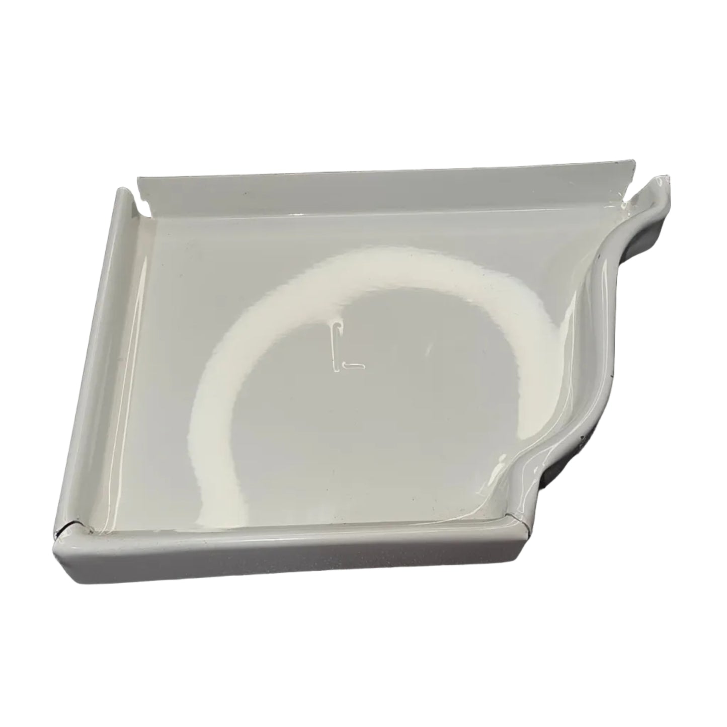 6 inch K-style aluminum gutter end cap left right pair white professional 027 thickness watertight seal fascia protection 6K ogee profile contractor DIY Damascus Oregon GutterAll