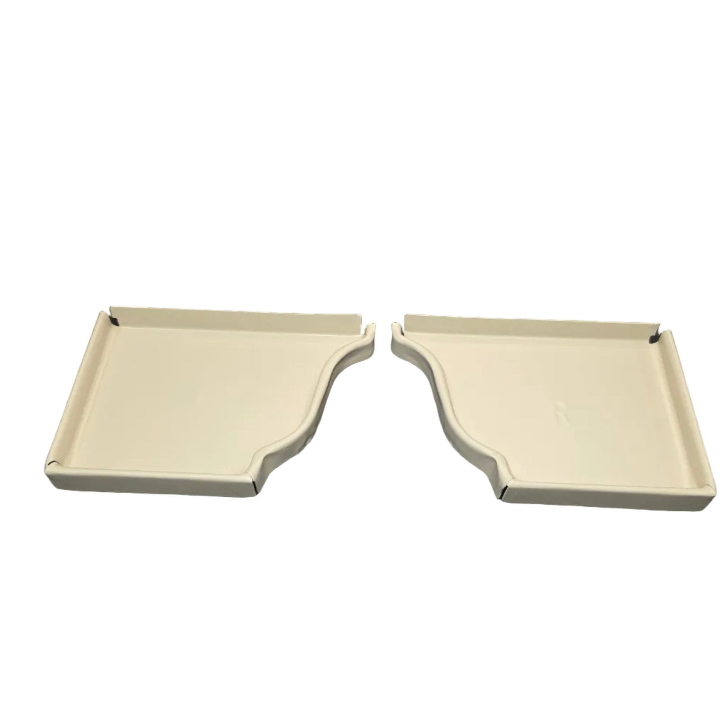 6 inch K-style aluminum gutter end cap left right pair white professional 027 thickness watertight seal fascia protection 6K ogee profile contractor DIY Damascus Oregon GutterAll