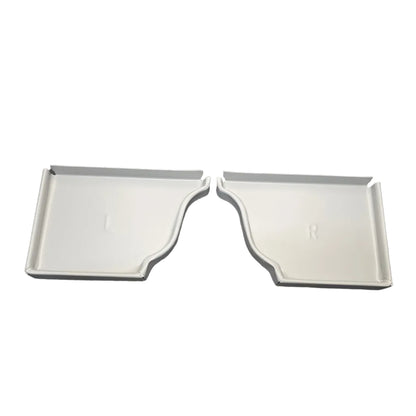 6 inch K-style aluminum gutter end cap left right pair white professional 027 thickness watertight seal fascia protection 6K ogee profile contractor DIY Damascus Oregon GutterAll