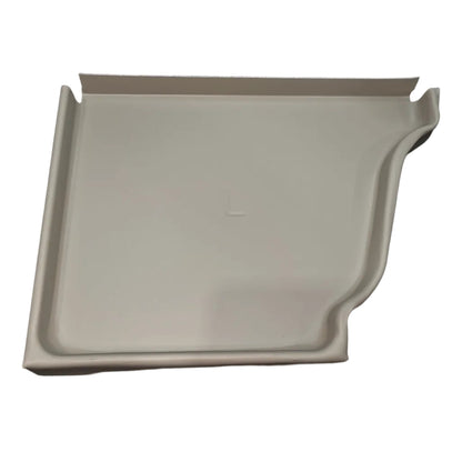 6 inch K-style aluminum gutter end cap left right pair white professional 027 thickness watertight seal fascia protection 6K ogee profile contractor DIY Damascus Oregon GutterAll
