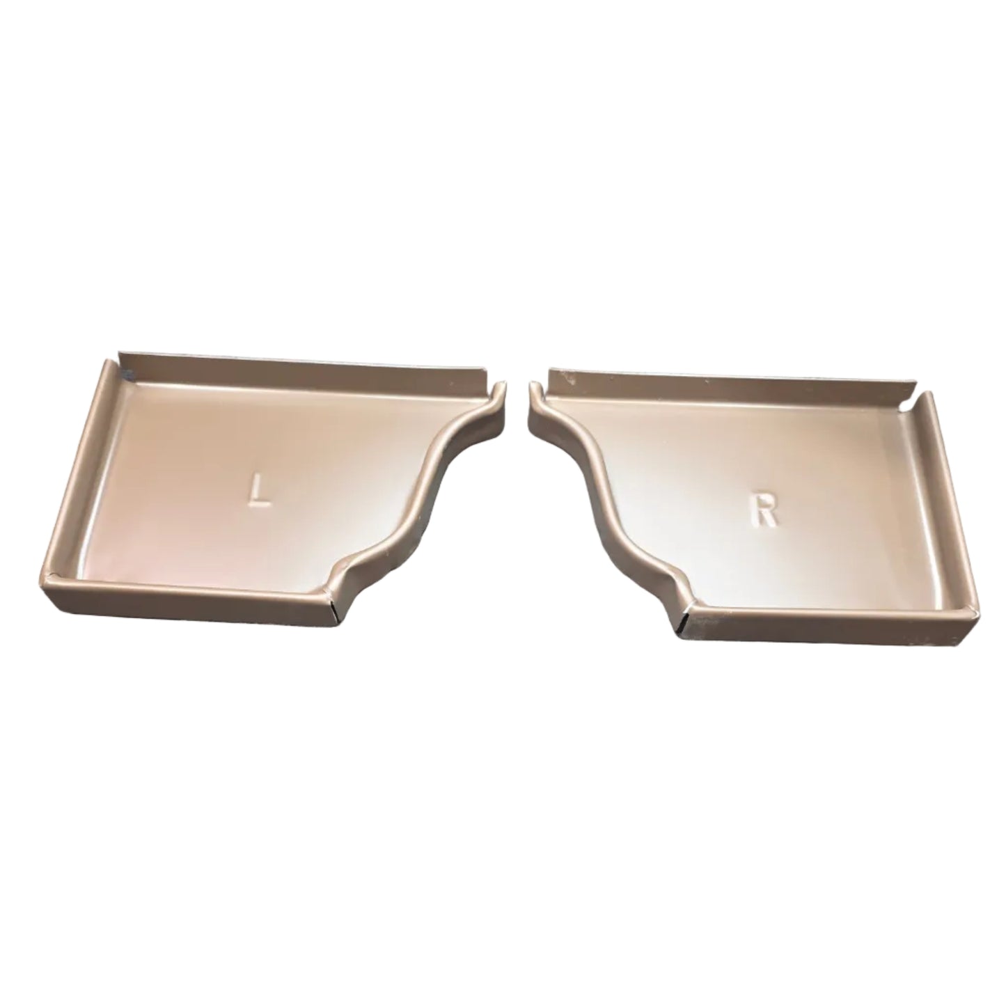 6 inch K-style aluminum gutter end cap left right pair white professional 027 thickness watertight seal fascia protection 6K ogee profile contractor DIY Damascus Oregon GutterAll