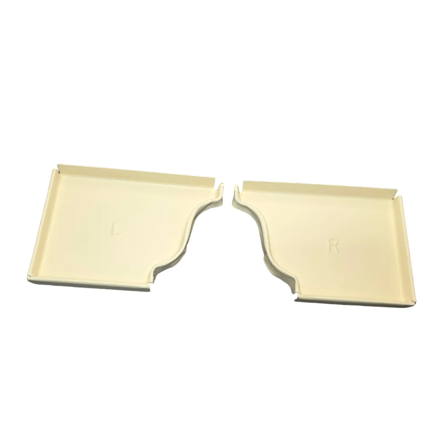 6 inch K-style aluminum gutter end cap left right pair white professional 027 thickness watertight seal fascia protection 6K ogee profile contractor DIY Damascus Oregon GutterAll