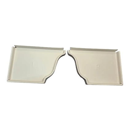 6 inch K-style aluminum gutter end cap left right pair white professional 027 thickness watertight seal fascia protection 6K ogee profile contractor DIY Damascus Oregon GutterAll