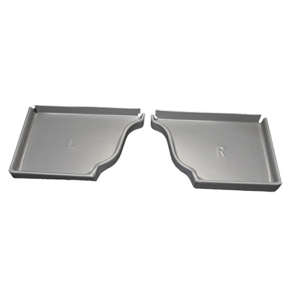 6 inch K-style aluminum gutter end cap left right pair white professional 027 thickness watertight seal fascia protection 6K ogee profile contractor DIY Damascus Oregon GutterAll