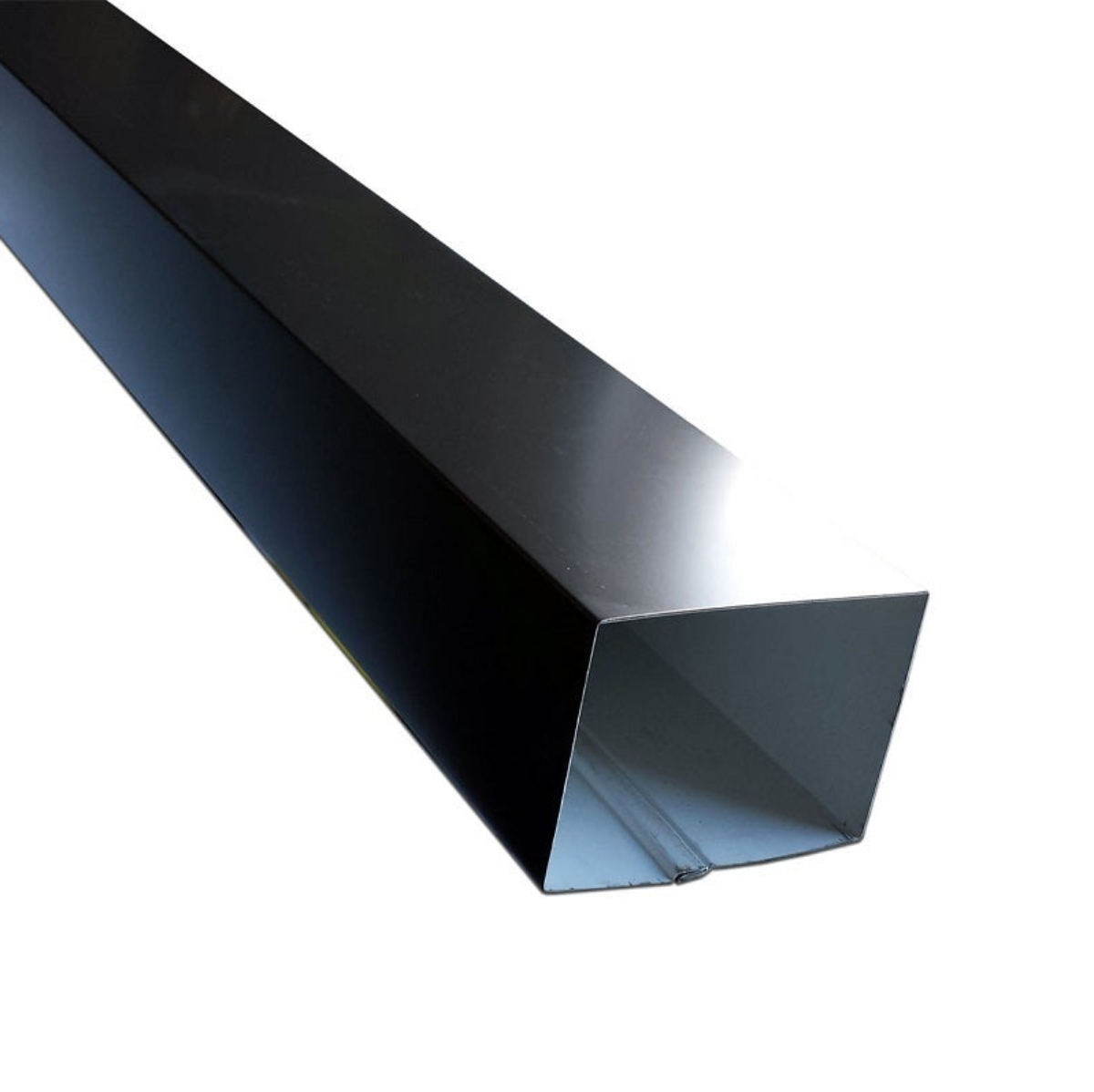 1.75 in x 2.75 in Plain Square Downspout 10 ft Steel
