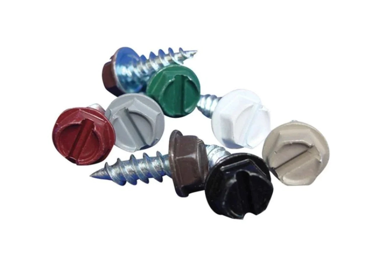 太郎＠Colors Color-Matched Aluminum Head Hex Zip Screws | #8 x 1/2 in – Gutter All
