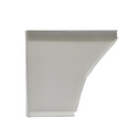 K-style gutter system 5-inch curved end cap, available in 25+ colors.