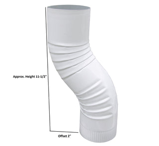 3 in. Round, Double Offset 2 in.