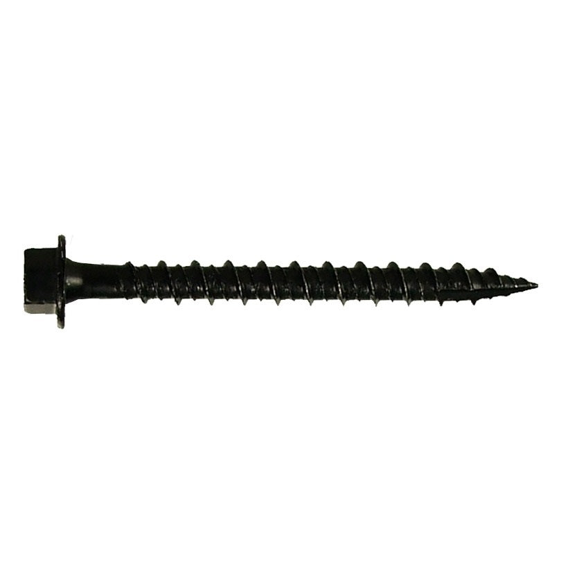 Speed Master 10 x 2 inch black Ruspert hex head gutter screw no washer self-tapping Damascus Oregon GutterAll