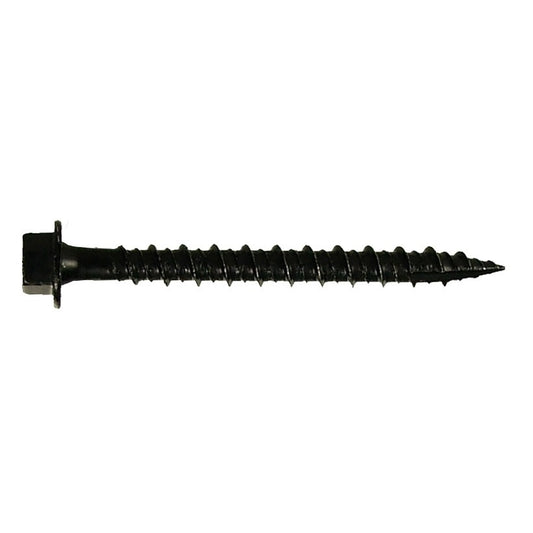Speed Master® #10 x 2 in. Hex Head Screw BLACK (No Washer)