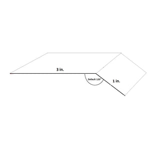 1 in. x 3 in. Drip Edge Flashing