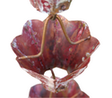 Professional Aged Flower Cup Rain Chain Patina Copper Downspout Alternative Garden Art