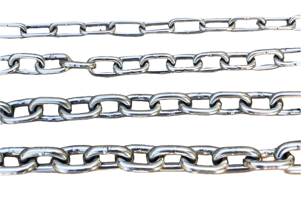 Polished Stainless Steel Chain Professional Grade Multiple Sizes Rain Chain Hardware Link