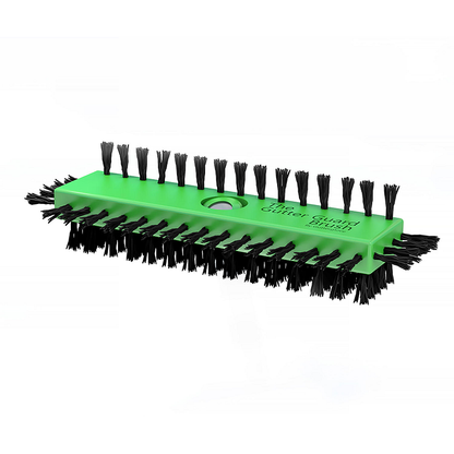 Gutterglove 4x3x11 green plastic gutter guard cleaning brush 3-sided bristles extension pole mount professional GutterAll Damascus Oregon